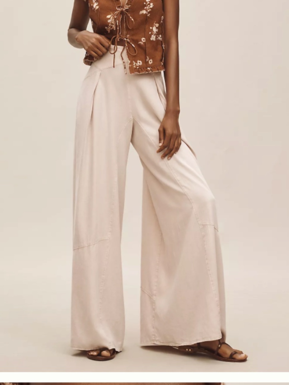 Pilcro Palazzo Trouser Pants (20%linen)